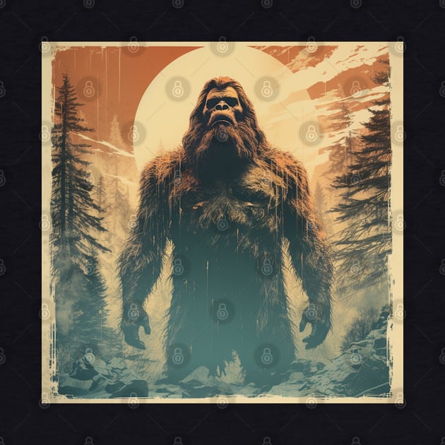 Vintage Bigfoot Sasquatch Yowie by Nightarcade